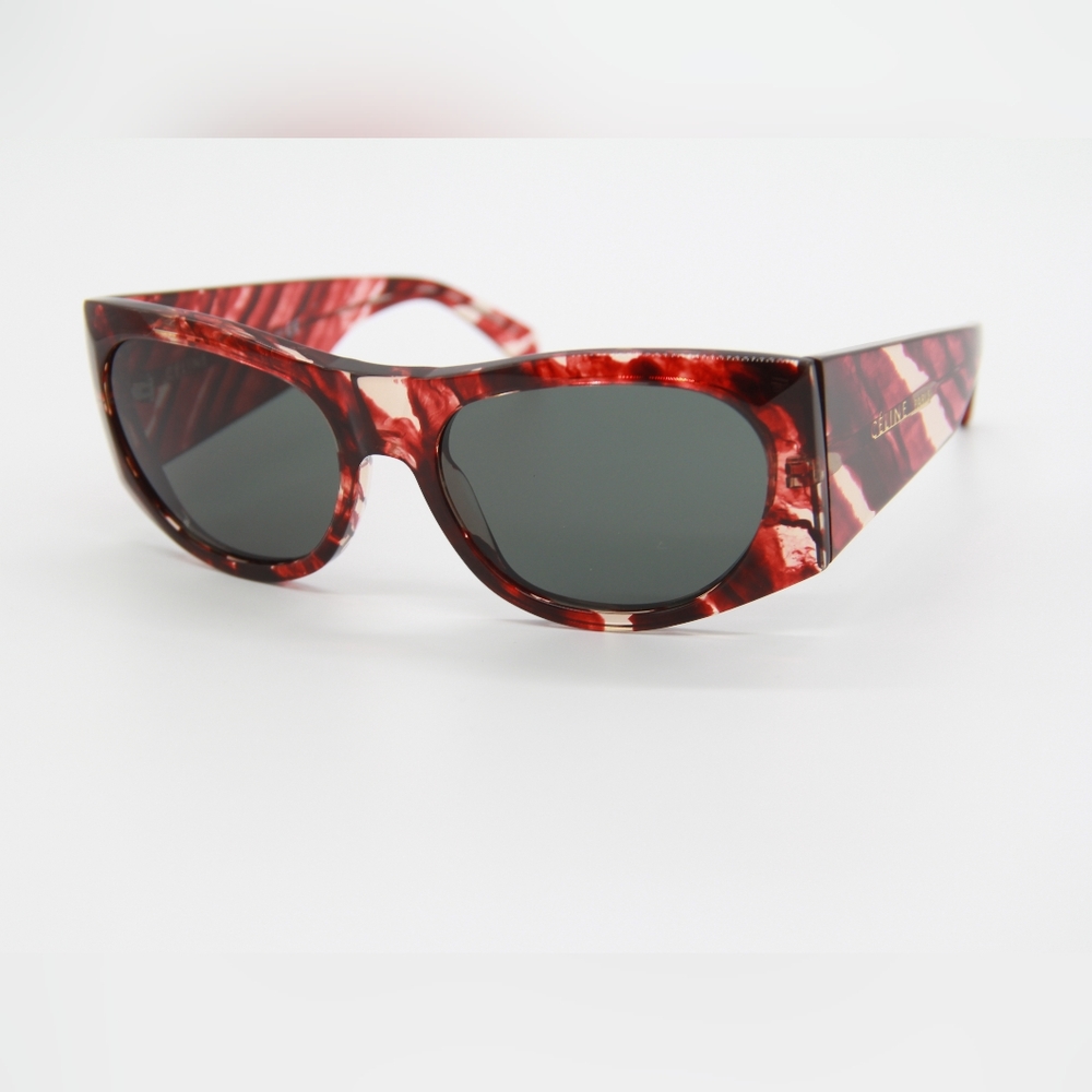NEW CELINE CL40029I 54N WOMEN CELINE SUNGLASSES CL 40029I RED - Picture 2 of 12